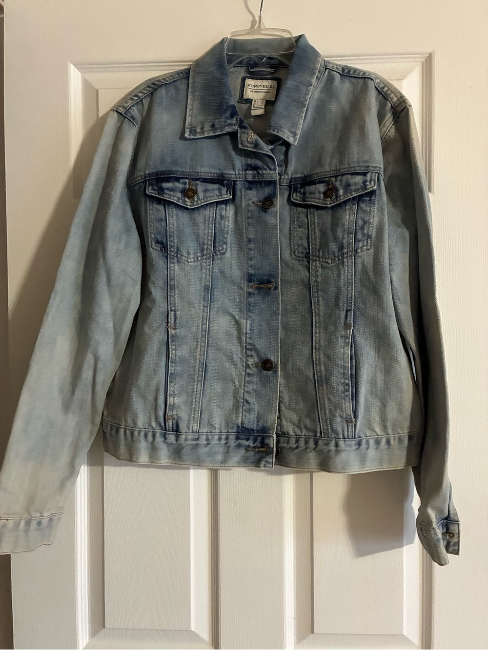 Forever 21 Light Wash Denim Jacket